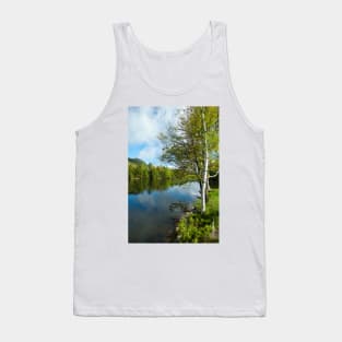 Spring Birch Woodard Reservoir, Vermont Tank Top